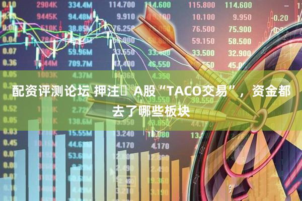 配资评测论坛 押注A股“TACO交易”,资金都去了哪些板块